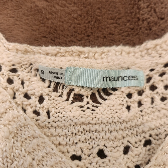 Maurices open weave sweater shirt - Picture 2 of 2